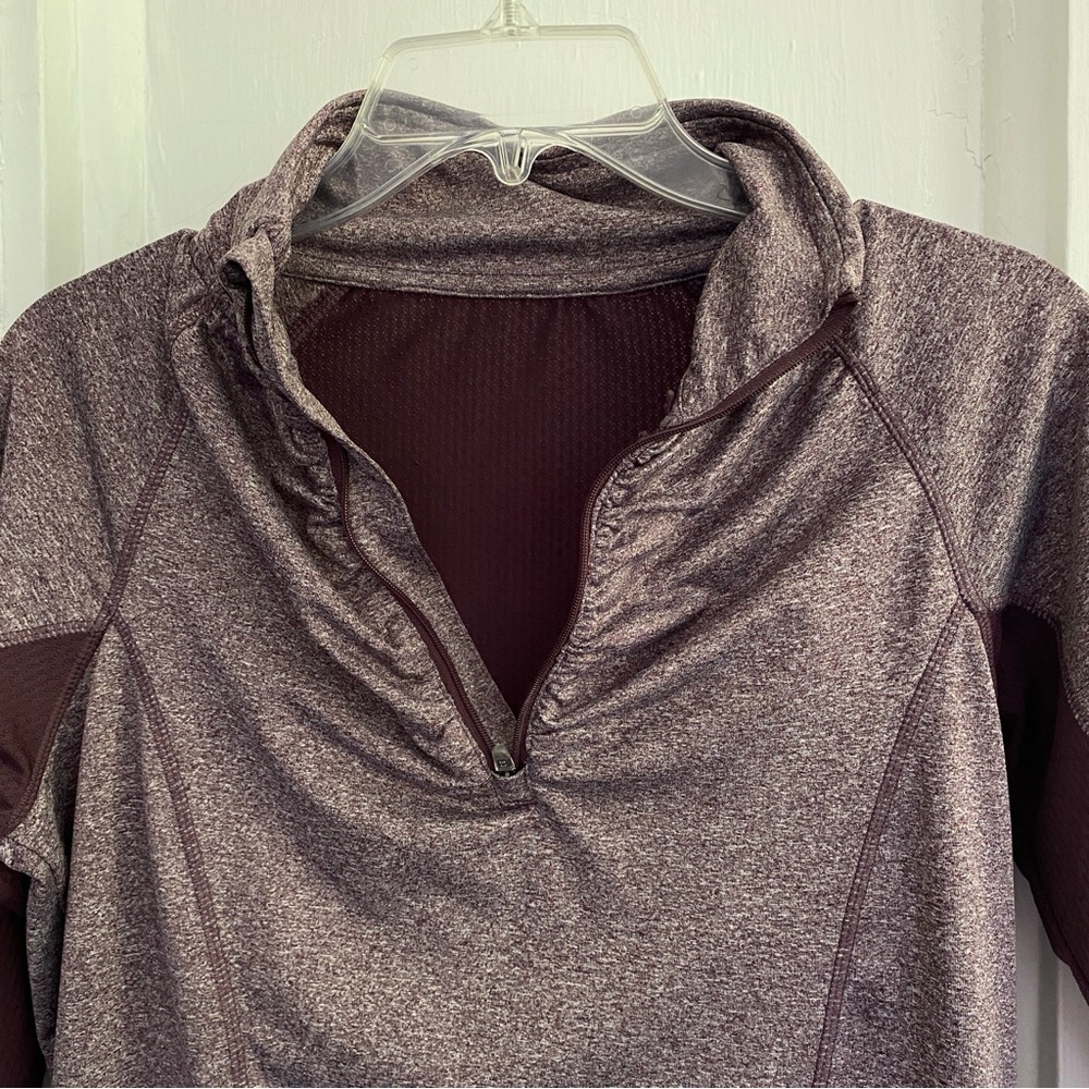 90 DEGREE  BY Reflex Half  Zip Jacket Purple Heather Sports Size Medium